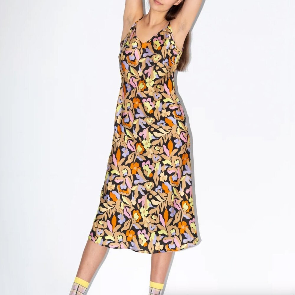 Untitled in Motion Desire Slip Dress Floral S Small